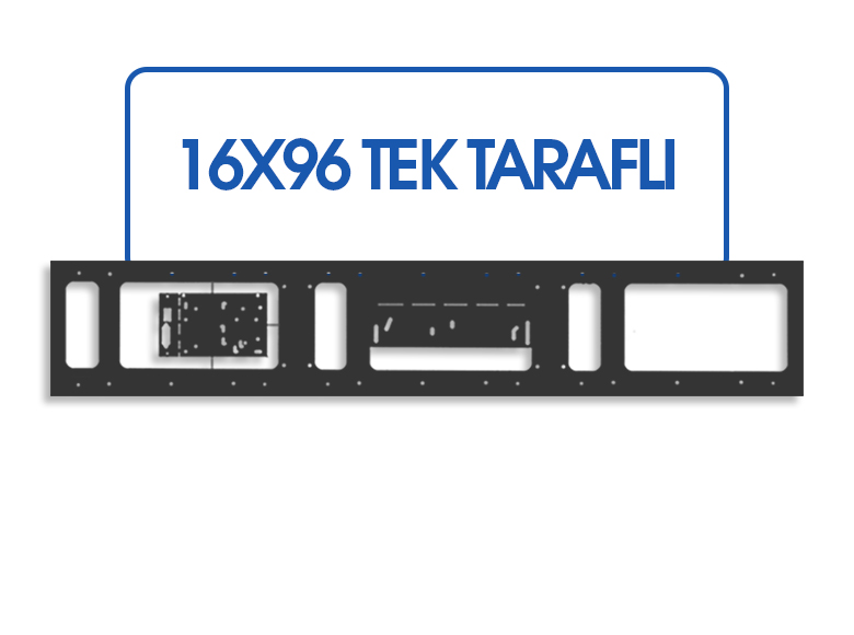 16X96 CNC LED Tabela Kasası