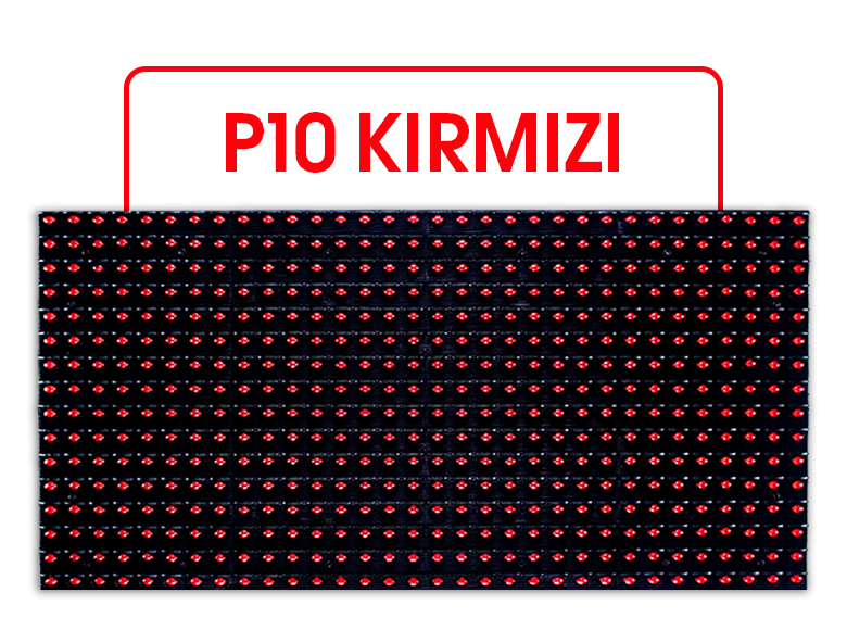 P10 Kırmızı LED Panel