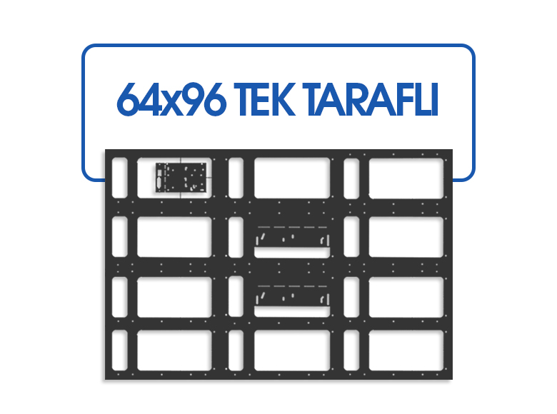 64X96 CNC LED Tabela Kasası