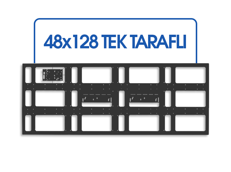 48X128 CNC LED Tabela Kasası