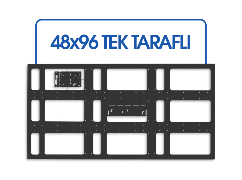 48X96 CNC LED Tabela Kasası