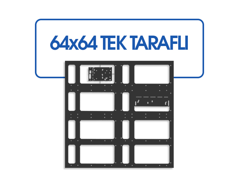 64X64 CNC LED Tabela Kasası