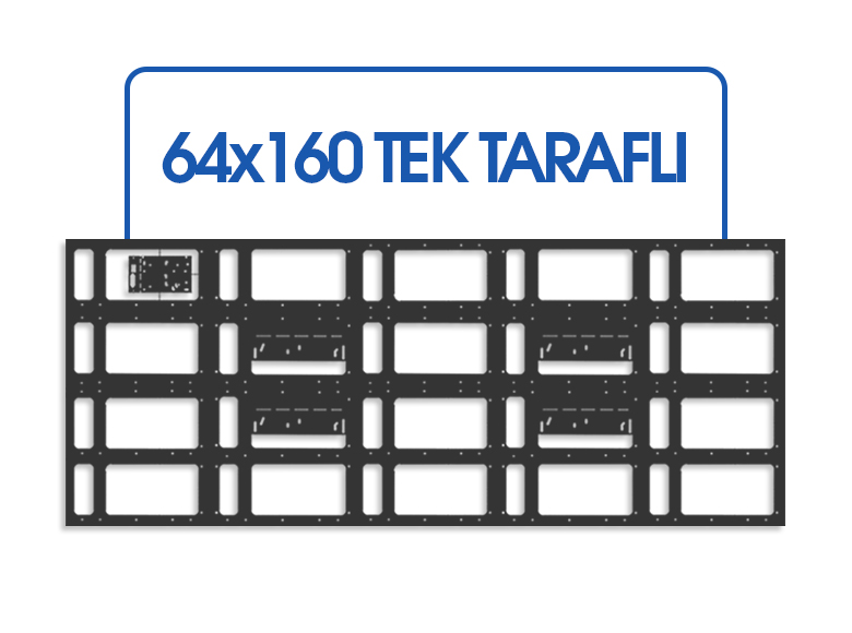 64X160 CNC LED Tabela Kasası