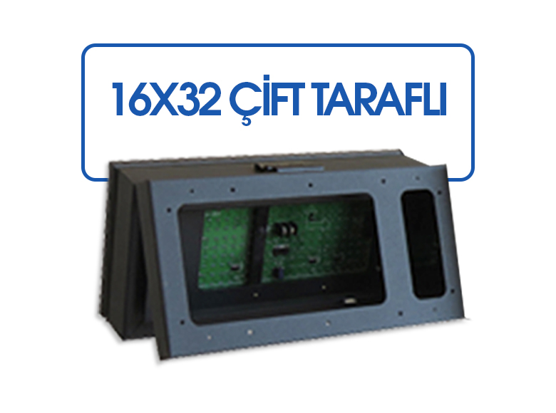 16X32 Çift Taraflı CNC LED Tabela Kasası