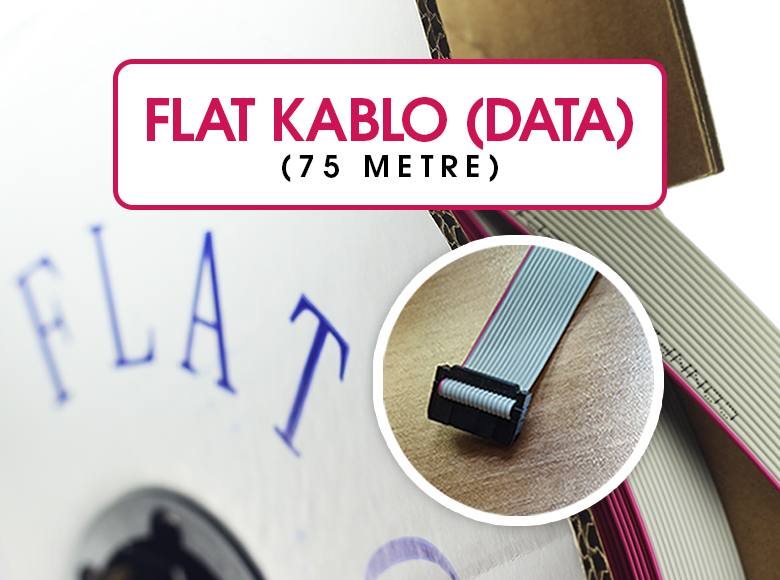 Flat Kablo (Data) - 75 Metre