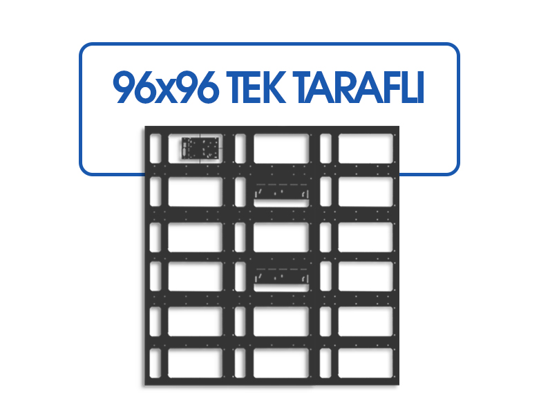 96X96 CNC LED Tabela Kasası